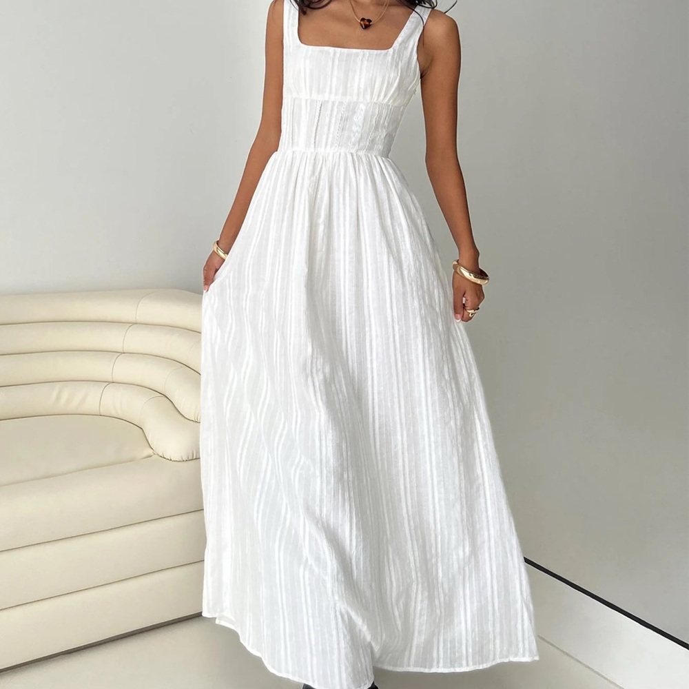 Princess Polly White Maxi Dress